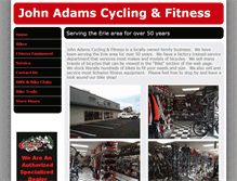 Tablet Screenshot of johnadamscycling.com